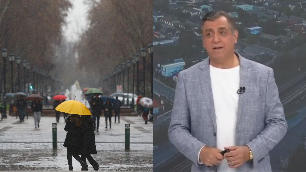 Lluvia y ola polar en Santiago Iván Torres anunció fuerte sistema