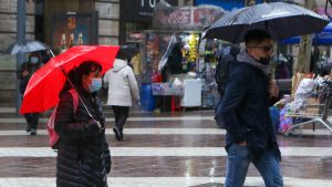 Lluvia En Santiago