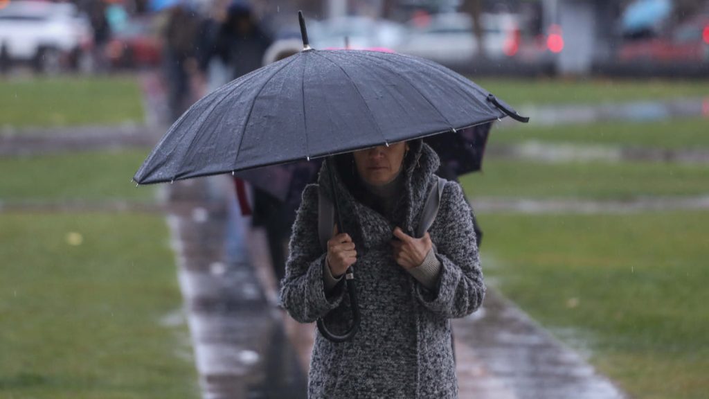 Lluvia En Santiago