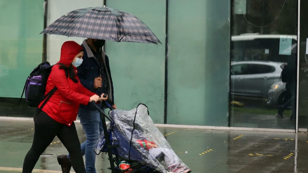 Lluvia En Santiago