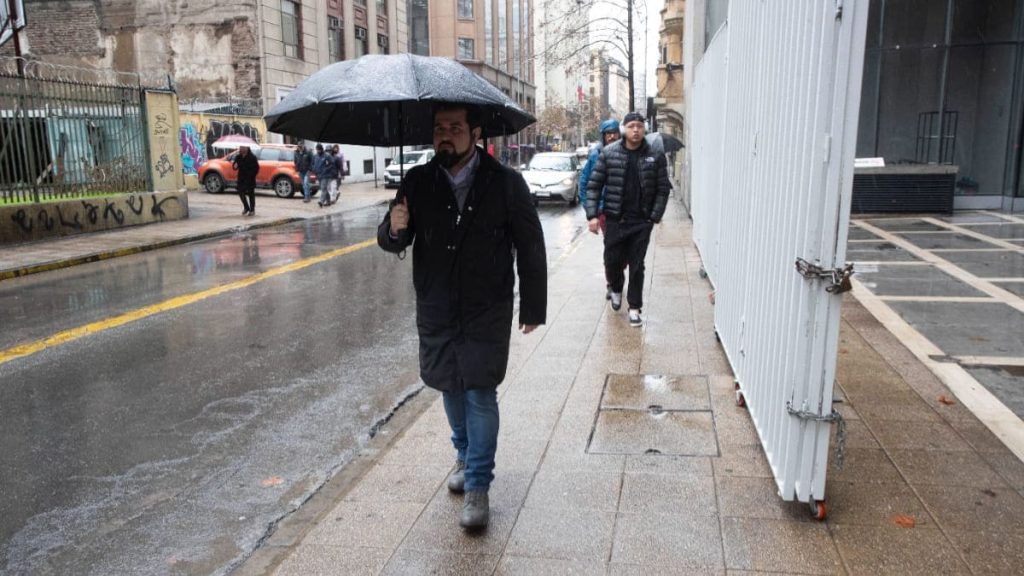 Lluvia En Santiago