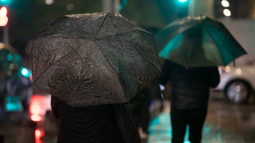 Lluvia En Santiago