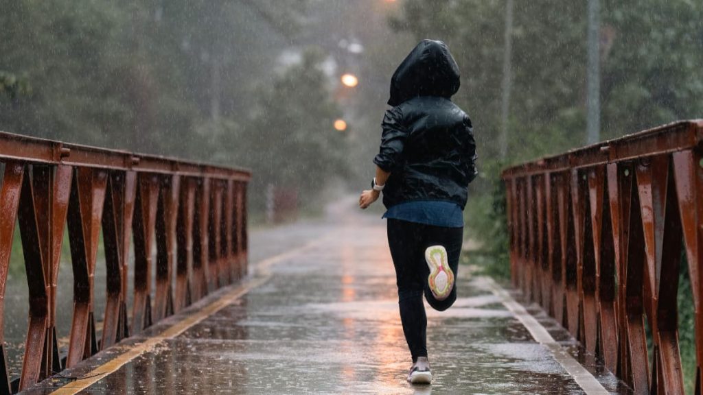 Ola Polar Y Lluvia En Santiago