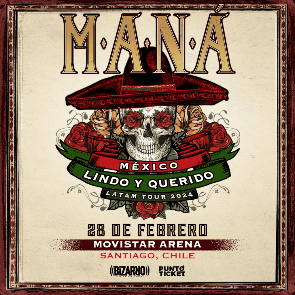 Maná estará en Chile con su 