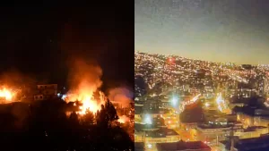 Incendio En El Cerro Cordillera De Valparaíso