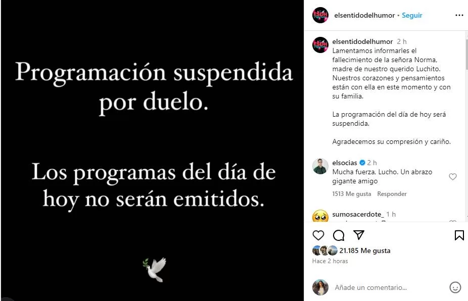 Captura @elsentidodelhumor En Instagram