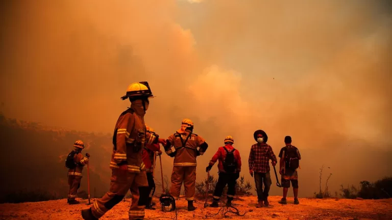 Incendio en Valparaíso