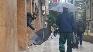 Lluvia En Santiago