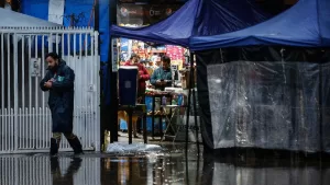 Lluvia En Santiago