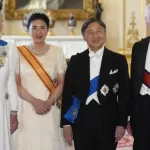 Reina Camila De Reino Unido Estrenó Inédito Accesorio En Honor Al Rey Carlos III En Banquete Con Emperadores De Japón
