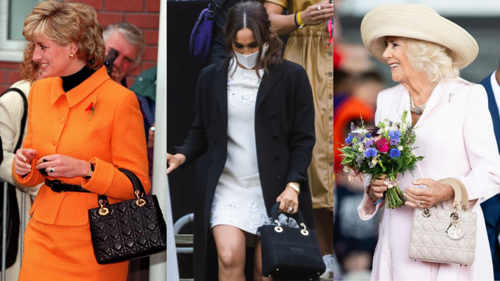 Bolso Lady Dior  Lady Di  Meghan Y Reina Camila