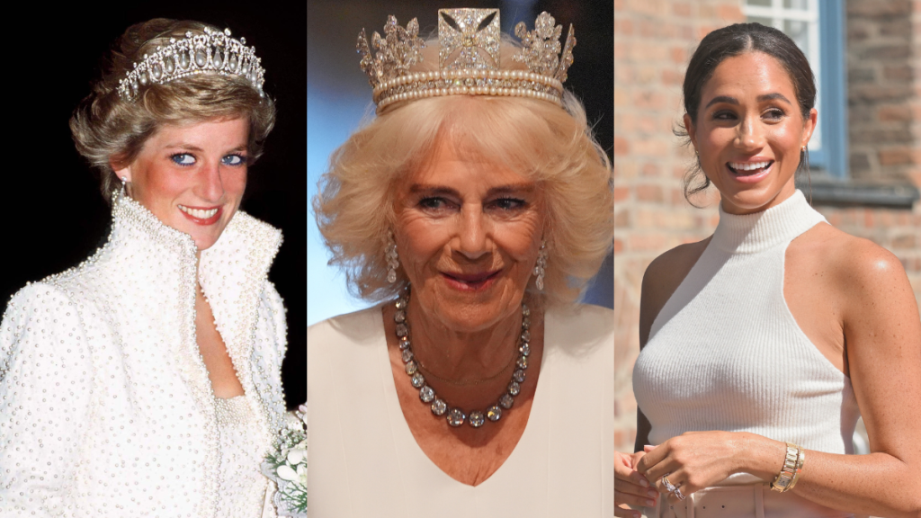 Meghan Markle  Princesa Diana  Reina Camila  Bolso Lady Dior