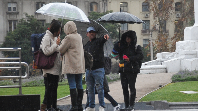 Lluvia En Santiago 19 23 Julio