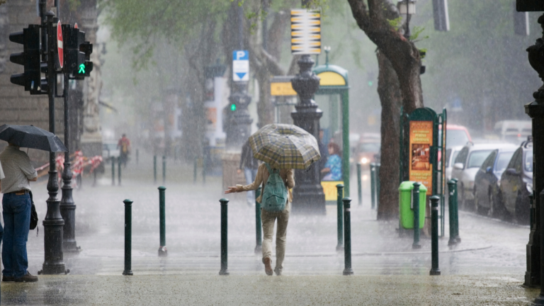 Lluvia En Santiago 23 De Agosto