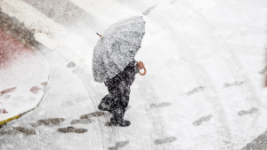 Nieve Y Lluvia En Santiago