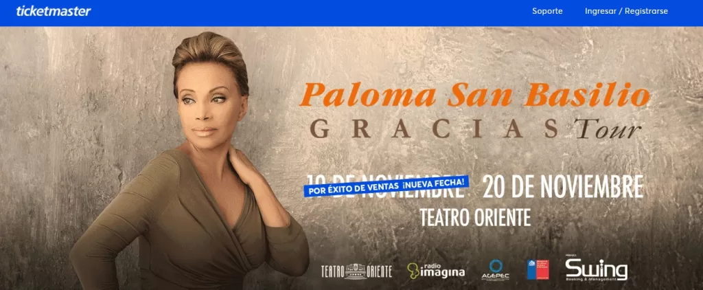 Paloma San Basilio Ticketmaster