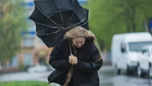 Lluvia En Santiago Octubre