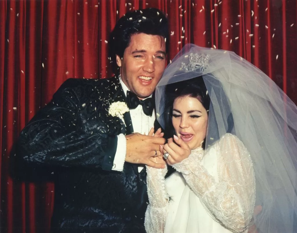 Photo Of Elvis Presley & Priscilla Presley